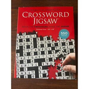 Babalu Crossword Jigsaw Puzzle 550 Piece Double Challenge Complete All Pieces